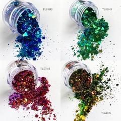 Chameleon glitter pigment