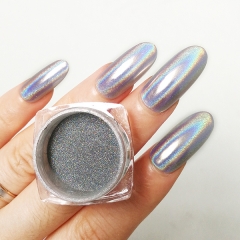 Holographic pigment , rainbow color powder for Nail polish and gel