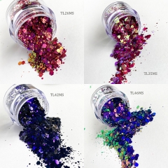 Chameleon glitter pigment