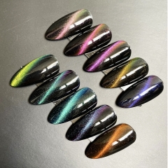 Magnetic chameleon pigment for Nail polish - 9D galaxy effect