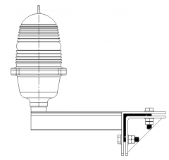 FAA l810 Low intensity LED Aviation Obstruction Light