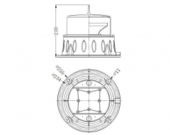 Medium Intensity Type B Aviation Obstruction Light