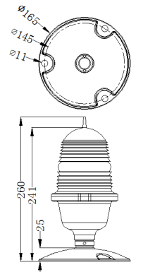 Heliport Elevated Perimeter Light