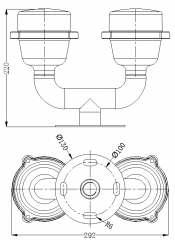 FAA L810双灯头低光强航空障碍灯