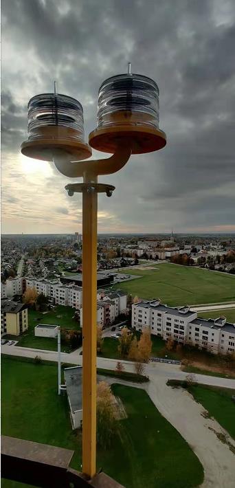 Solar Dual Obstacle Light Project of A High-rise Building in London UK