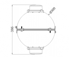 600mm Luminous Aviation Warning Sphere Marker Ball