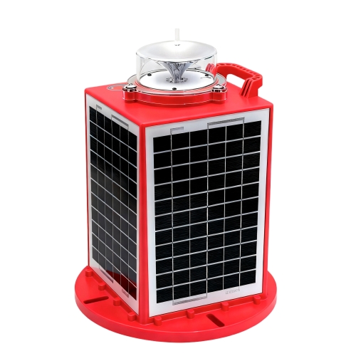 IP68 Five Colors Optional Portable Solar Navigation Buoy Lantern 4-6NM