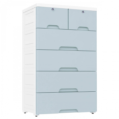 Nafenai 6 Drawer Dresser Storage Chest With Drawers Plastic