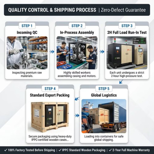 Ingersoll Rand E160n Oil-Free Variable Speed Drive (VSD) Air Compressor160kw