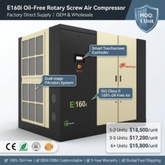 Ingersoll Rand E160I 160kw 215HP Oil-Free Rotary Screw Air Compressor