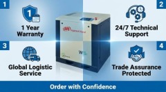 Ingersoll Rand W5I 3.7kw 5HP Oil-Free Scroll Air Compressor 100% Class 0 Certified Clean Air