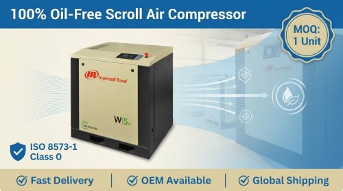 Ingersoll Rand W5I 3.7kw 5HP Oil-Free Scroll Air Compressor 100% Class 0 Certified Clean Air