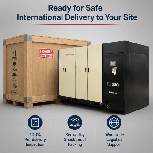 Ingersoll Rand E500I Oil-Free Rotary Screw Air Compressor 500kw