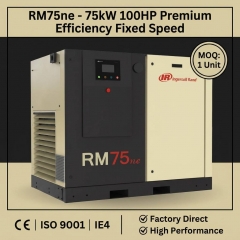 Ingersoll Rand RM75ne 75kw 100HP Nextgen Premium Efficiency Variable Speed Drive (VSD) Rotary Screw Air Compressor
