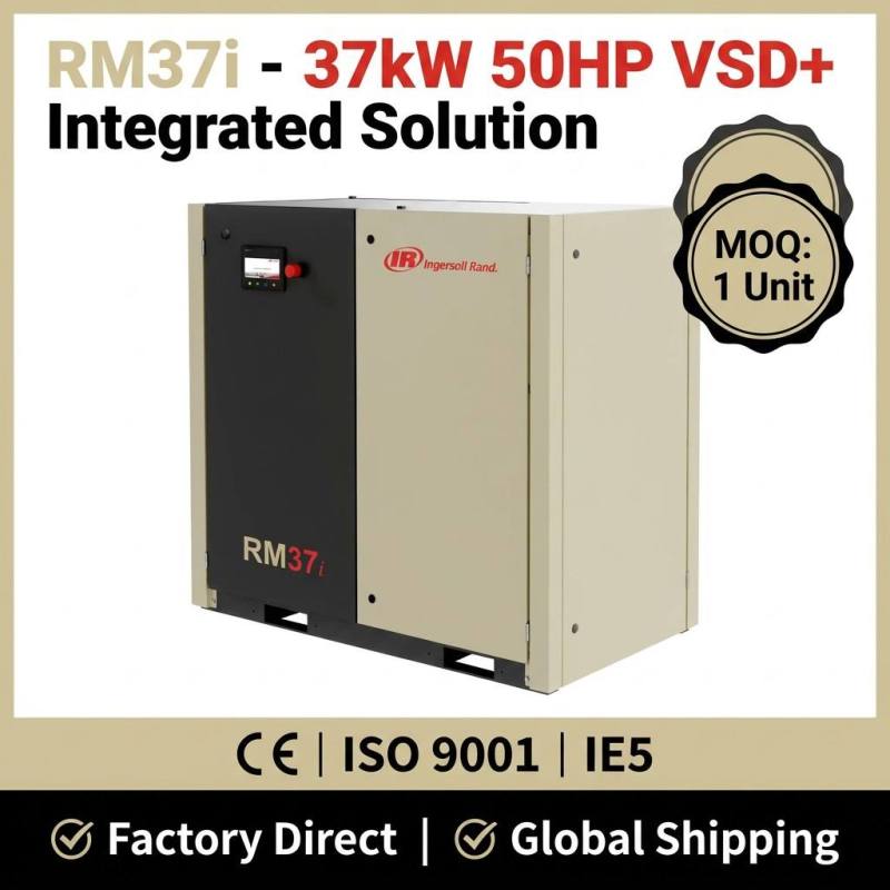 Ingersoll Rand RM37I 37kw 50HP Nextgen VSD+ Permanent Magnet Rotary Screw Air Compressor