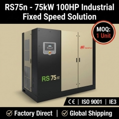 Ingersoll Rand RS75n 75kw 100HP Nextgen Variable Speed Drive (VSD) Rotary Screw Air Compressor