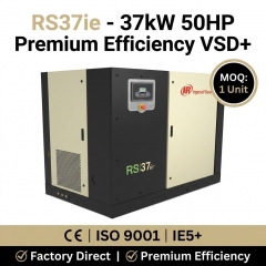 Ingersoll Rand RS37ie 37kw 50HP Premium Efficiency Fixed Speed Rotary Screw Air Compressor