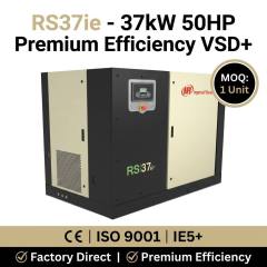 Ingersoll Rand RS37ie 37kw 50HP Premium Efficiency Fixed Speed Rotary Screw Air Compressor