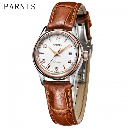 Parnis Women s Girls Elegant Mechanical Watch Miyota Automatic Movement Sapphire Crystal PA2113