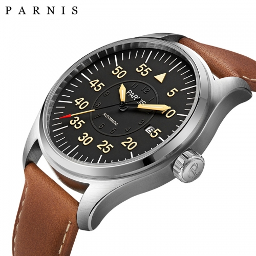 parnis aviator watch