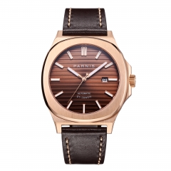 Rose Gold Case Coffee Dial
