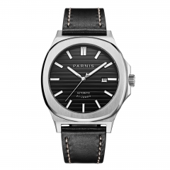Stainless Case Black Dial
