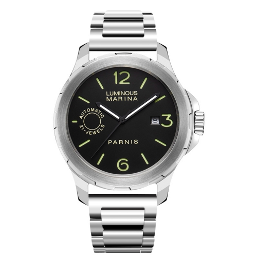 44mm Parnis Miyota Automatic Movement Men s Watch Luminous Marker