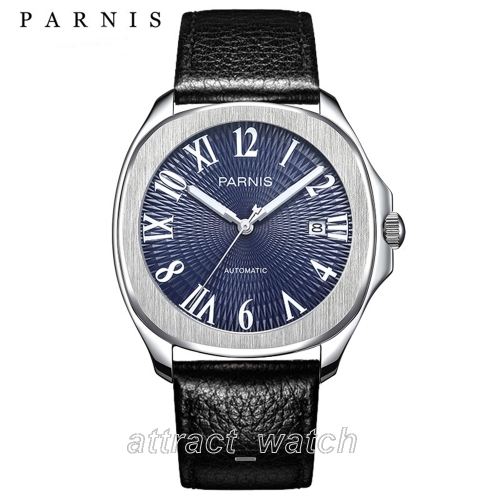39mm Parnis Miyota Automatic Men's Casual Watch Sapphire Crystal Luminous Marker