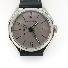 Silver Case Gray Dial