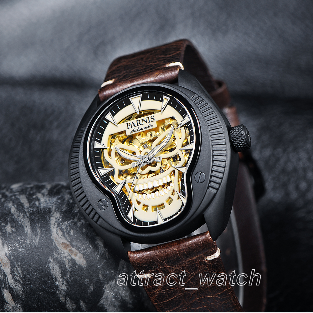 Buy Parnis Watches White Dial Oversize Face Mens Chronograph Quartz Watches  P112424 Online at desertcartINDIA
