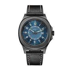 Blue Dial ,PVD Black Case