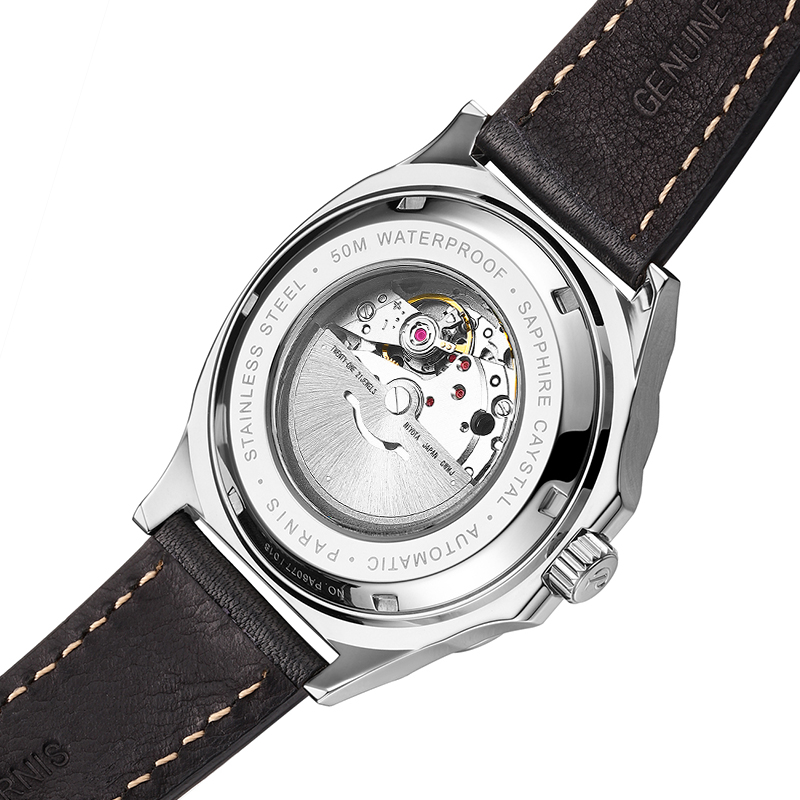 42mm Parnis Sapphire Crystal Miyota Automatic Men Mechanical Watch ...