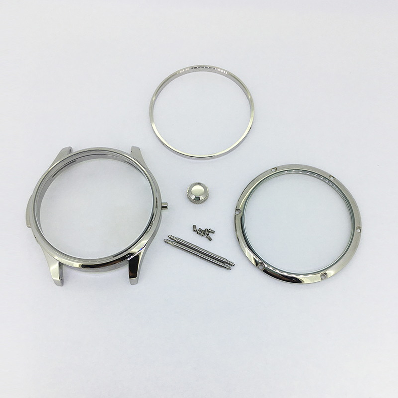 44mm Parnis Sapphire Glass Watch Case Wristwatch Case for ETA6497/ST3600