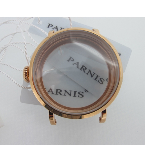 Boîtier de montre-bracelet en verre saphir de 46 mm pour mouvement ST3620 / 3600/6497/6498