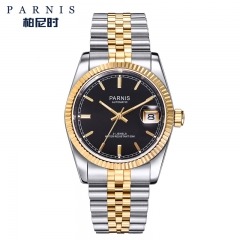 Black Dial,Gold Bezel