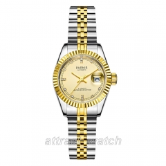 Crystal Marker, Gold Dial, Gold Bezel