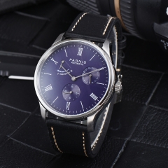 Stainless Case, Blue Dial