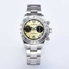 Yellow Dial White Bezel