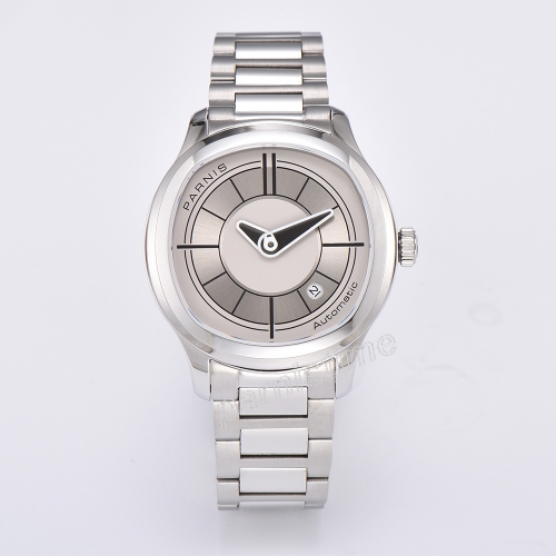 41mm Parnis 5ATM  Stainless Steel Sapphire Glass 12 Hours Show Automatic Men Watch