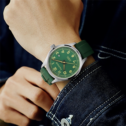 Parnis 43mm Sapphire Crystal Japan Miyota8215 Automatic Men Mechanical Watch 10Bar Water Resistance