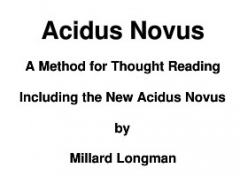 Al Mann - Acidus Novus (Plus included)