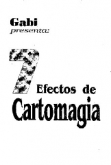 Gabi Pareras - 7 Efectos de Cartomagia