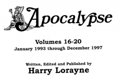 Harry Lorayne - Apocalypse Volumes(16-20)