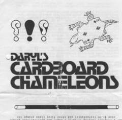 Daryl - Cardboard Chameleons