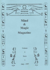 Ted Lesley Mind Magic magazine Vol1 Issue 1 July 1997