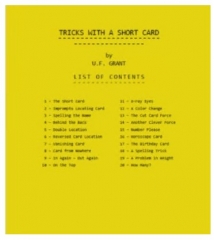 Tricks with a Short Card by U. F. Grant