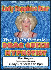 Drag Queen Comedy Stage Hypnosis Course by Jonathan Royle & Lady Sapphire Dior Mixed Media (Download)