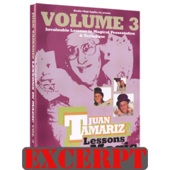 Lessons in Magic V3 by Juan Tamariz video (Download)