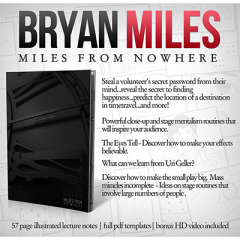 Miles from Nowhere Lecture Notes, with Bonus Tricks Online by Bryan Miles (Download)