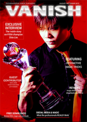 VANISH Magazine August/September 2015 – Shin Lim eBook (Download)